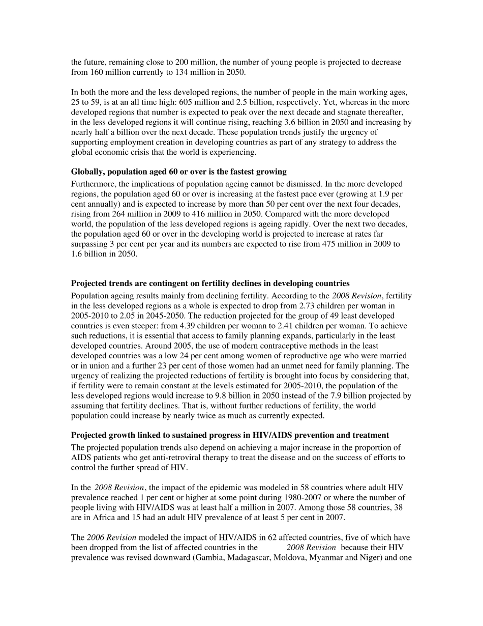 WORLDPOPULATIONTOEXCEED9BILLIONBY2050DevelopingCountries_第2页