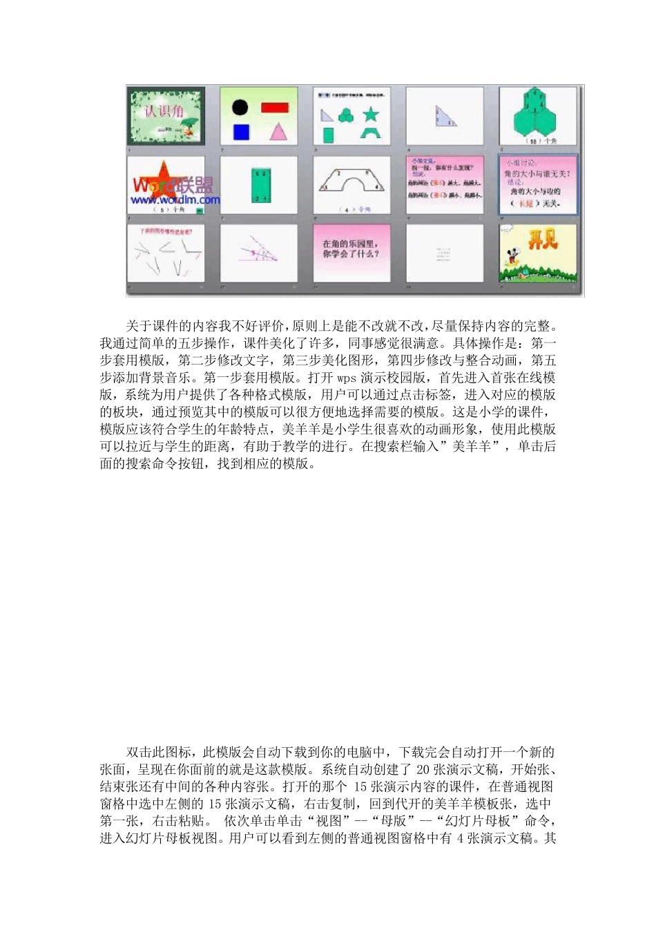 WPS演示制作课件全攻略(共13课)教程_第2页