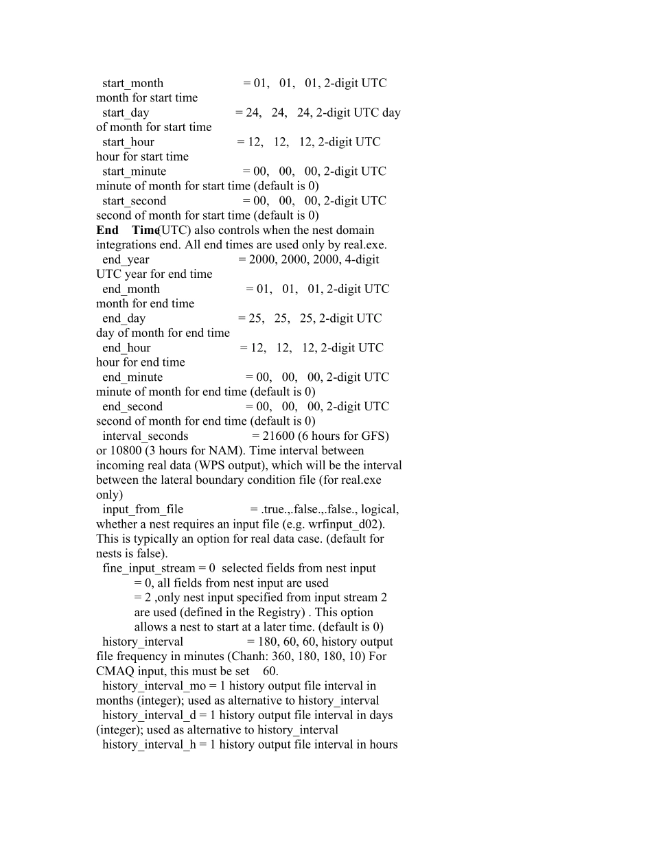 WRFnamelist变量的说明缩略词的全部英文名称_第2页