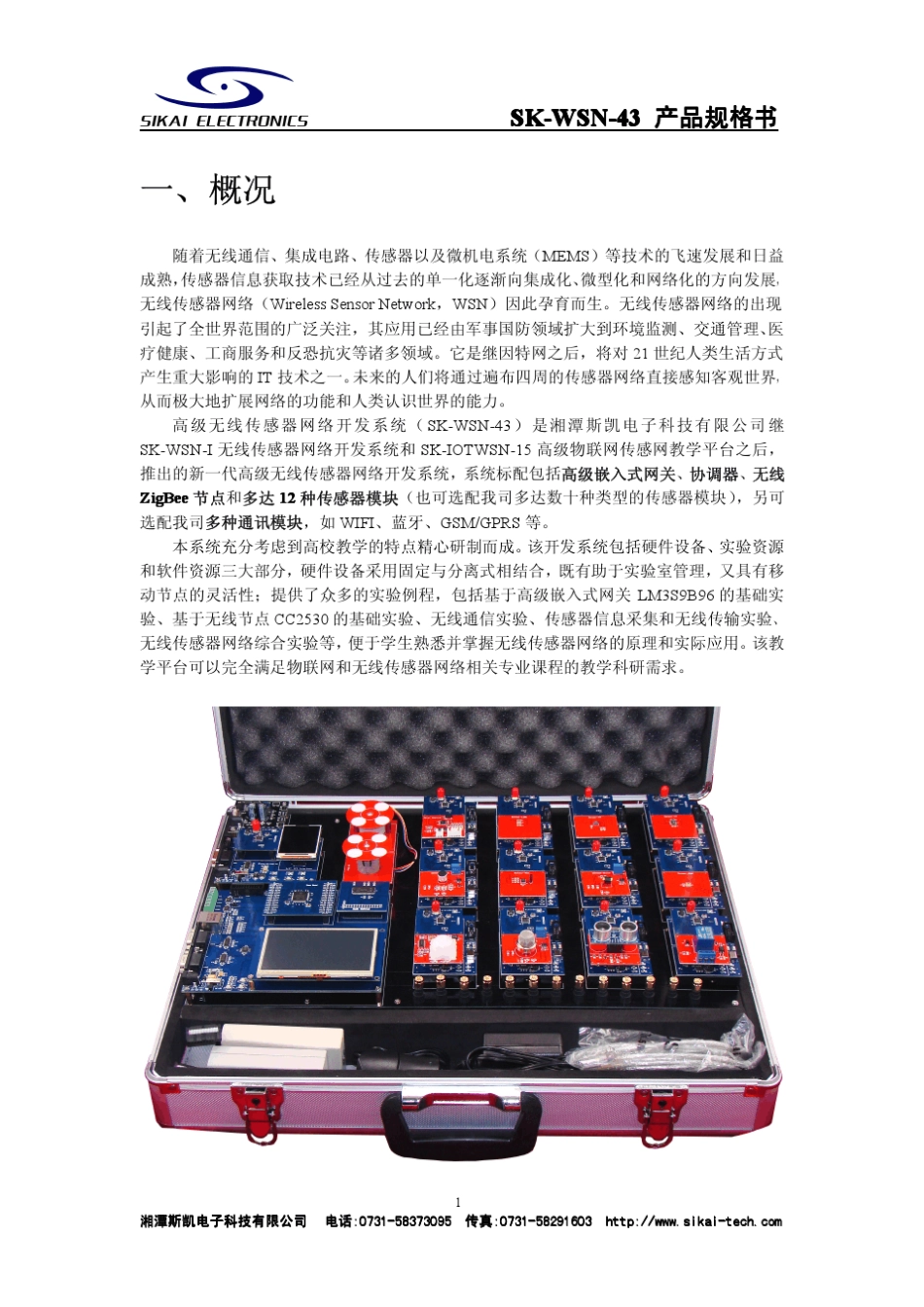 WSN无线传感器网络实验室建设方案_第2页