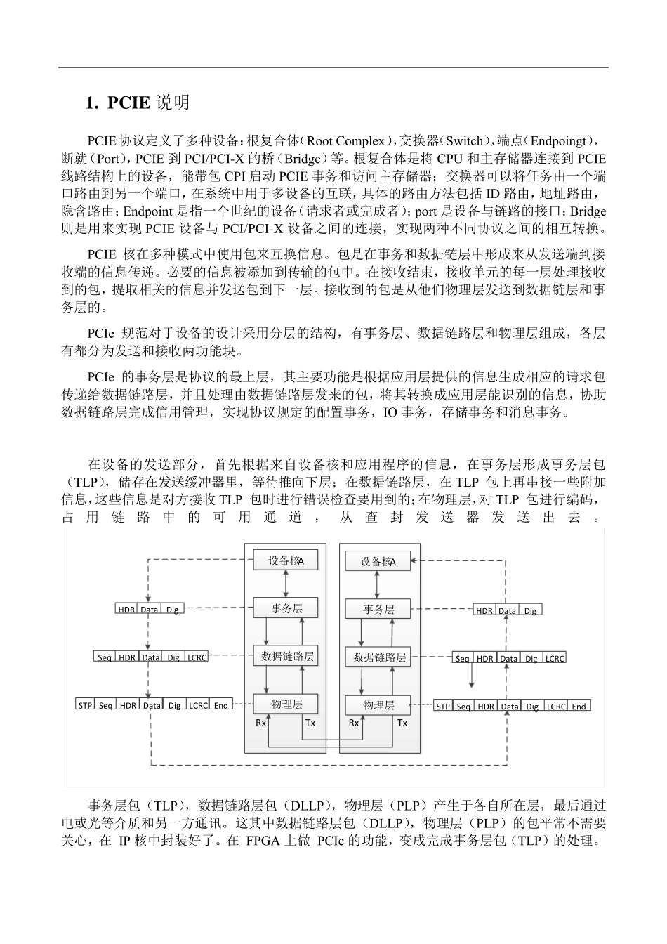 xilinxPCIE2.0接口EP端设计总结_第1页