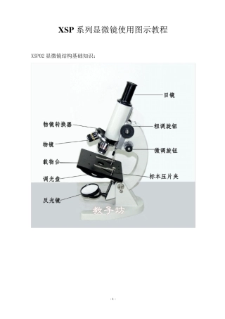 XSP显微镜使用图示教程