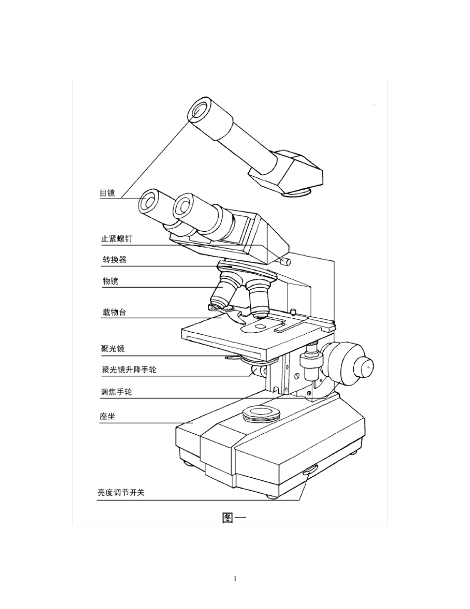 XSZG显微镜说明书正文_第1页