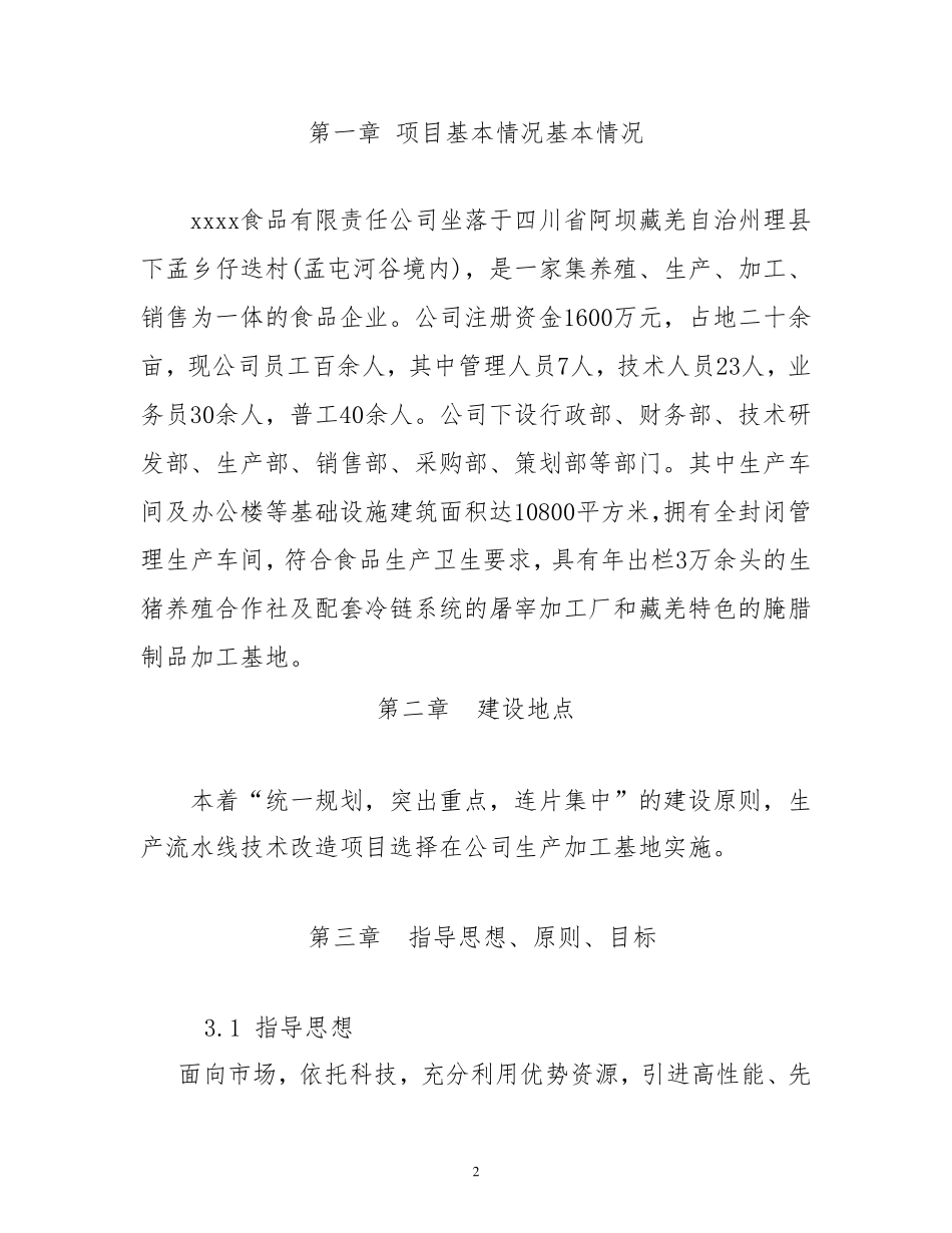 xxx生产流水线技改项目实施方案_第3页