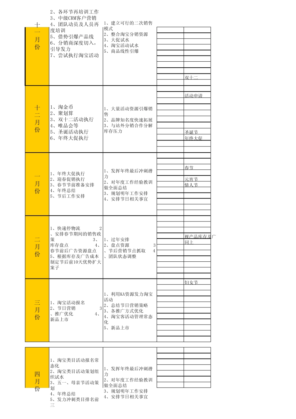 XXX项目进度表new_第3页