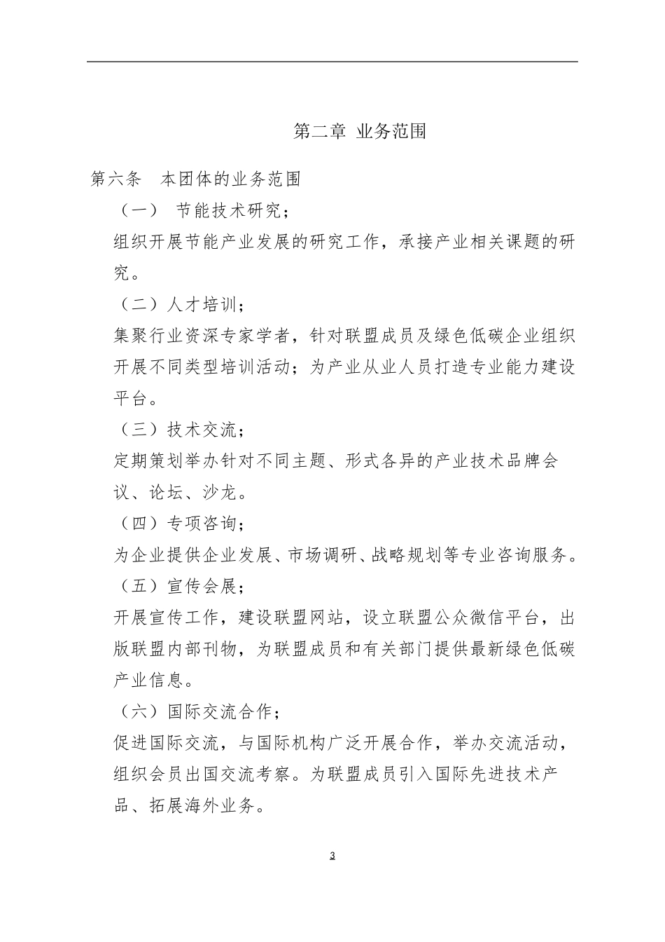 XX业联盟章程模版_第3页