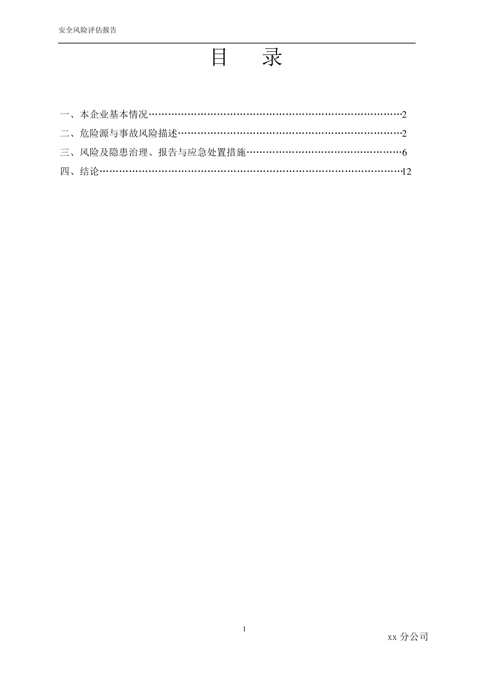 XX公司安全风险评估报告_第2页