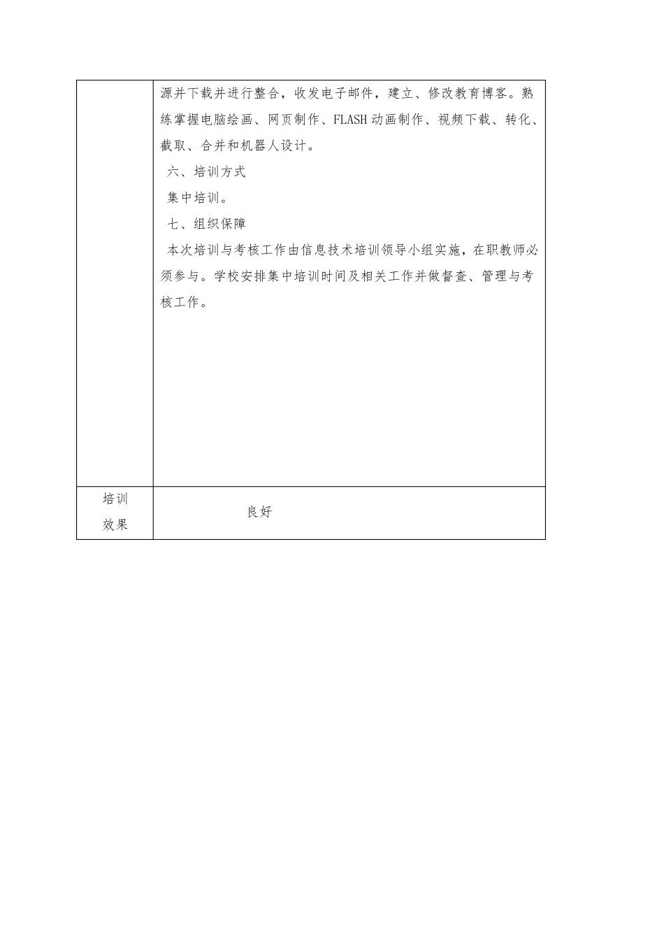 xx小学信息技术教育培训活动记录_第2页