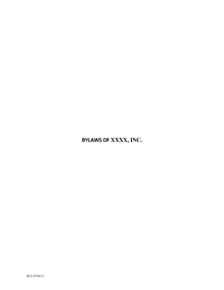 xx有限责任公司章程中英对照版