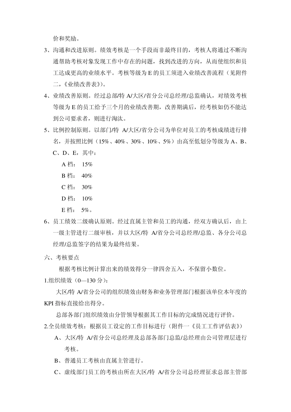 XX绩效考核体系(KPI)_第2页