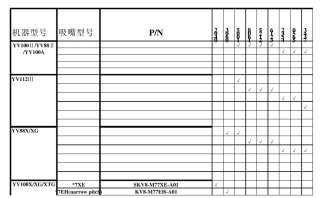 yamaha吸嘴规格01