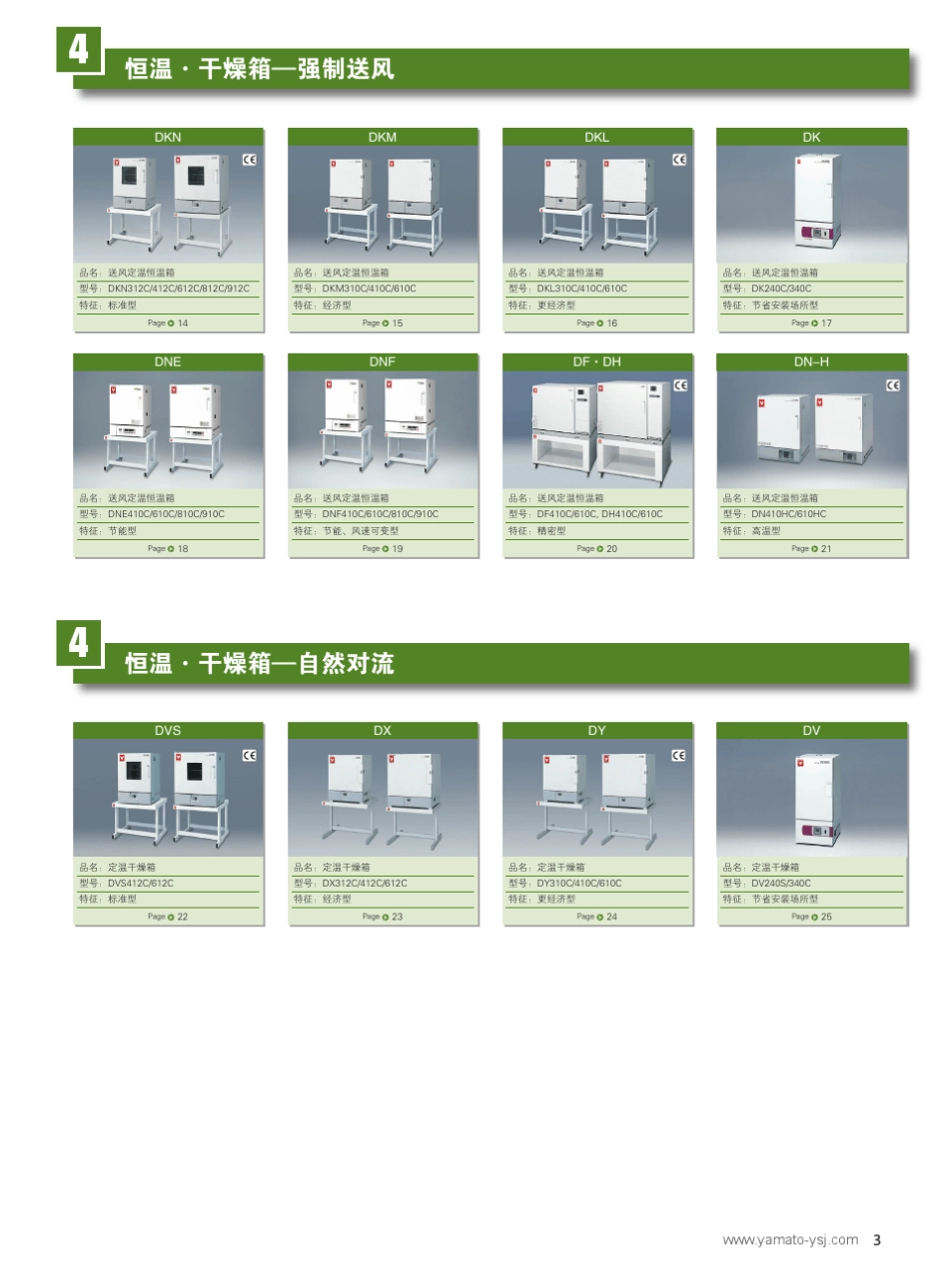 YAMATO理化实验室设备世界第一设备样本_第3页