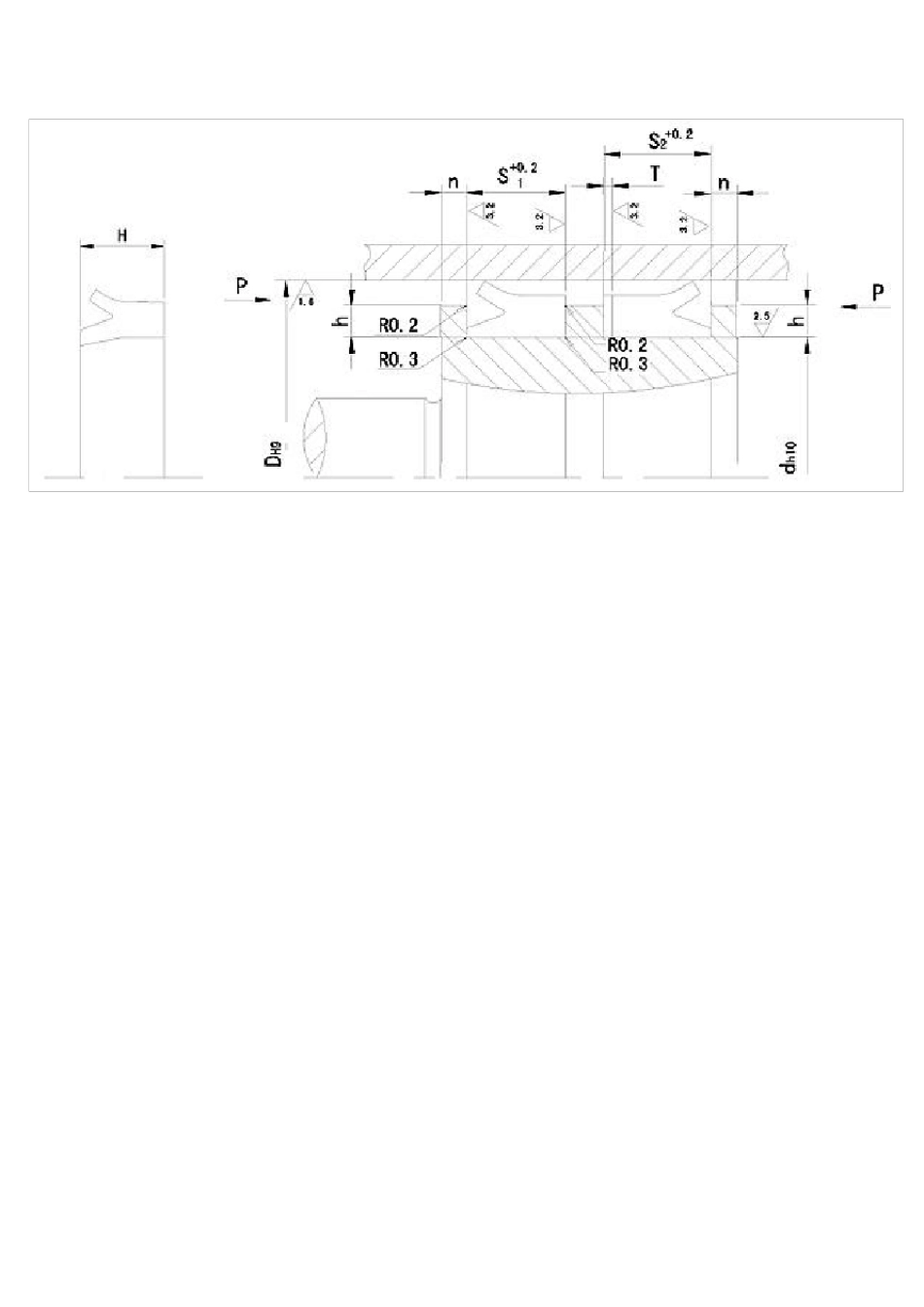 YXD型孔用密封圈规格表_第2页