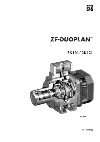 ZF主轴变速箱2k120cn