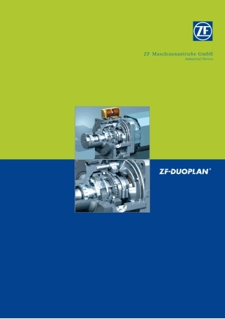 ZF行星减速机样本