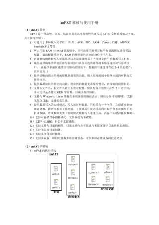 znFAT移植与使用手册