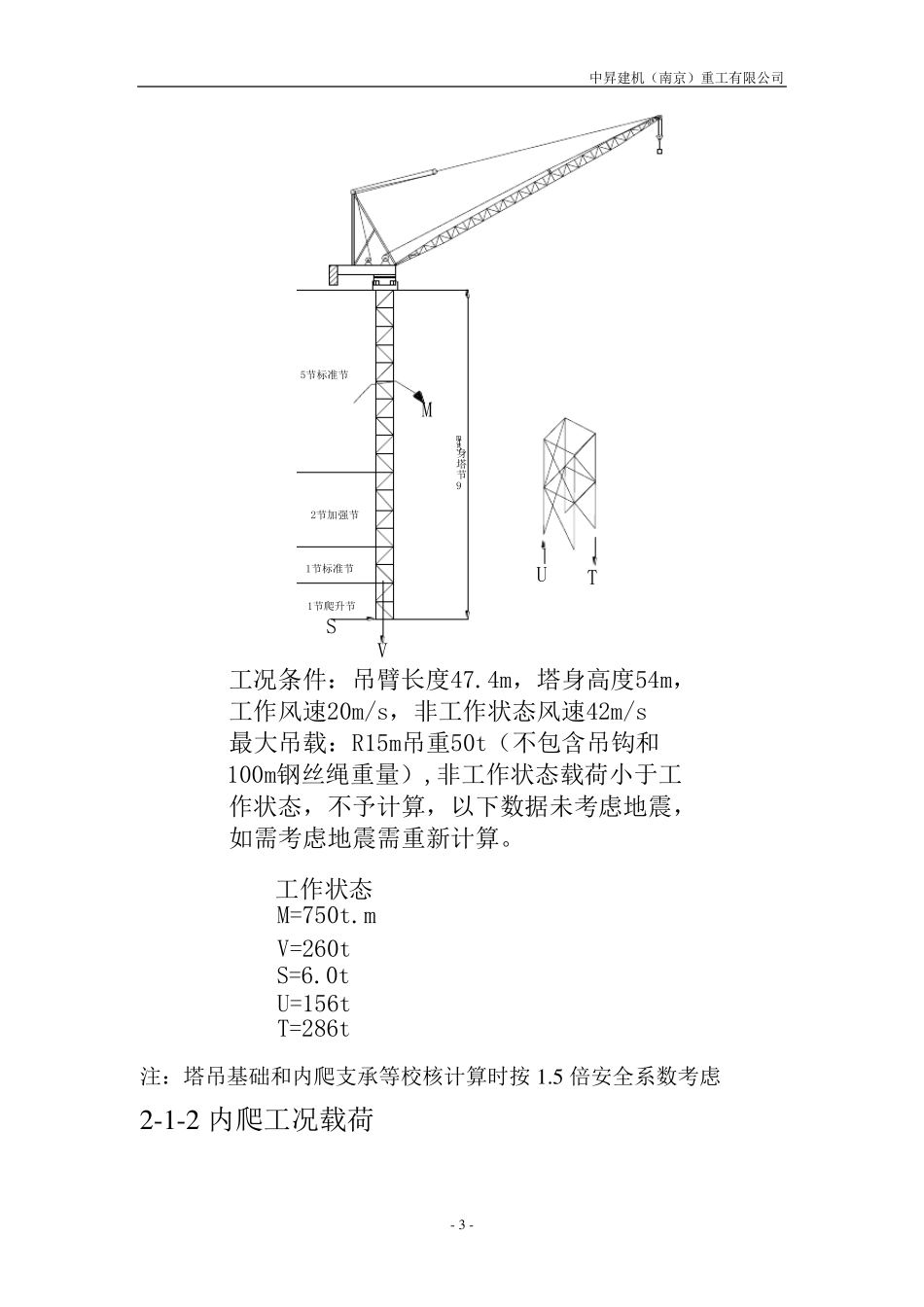 ZSL750动臂塔吊详细参数及其使用说明_第3页