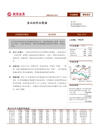 zwh0811食品饮料业图谱