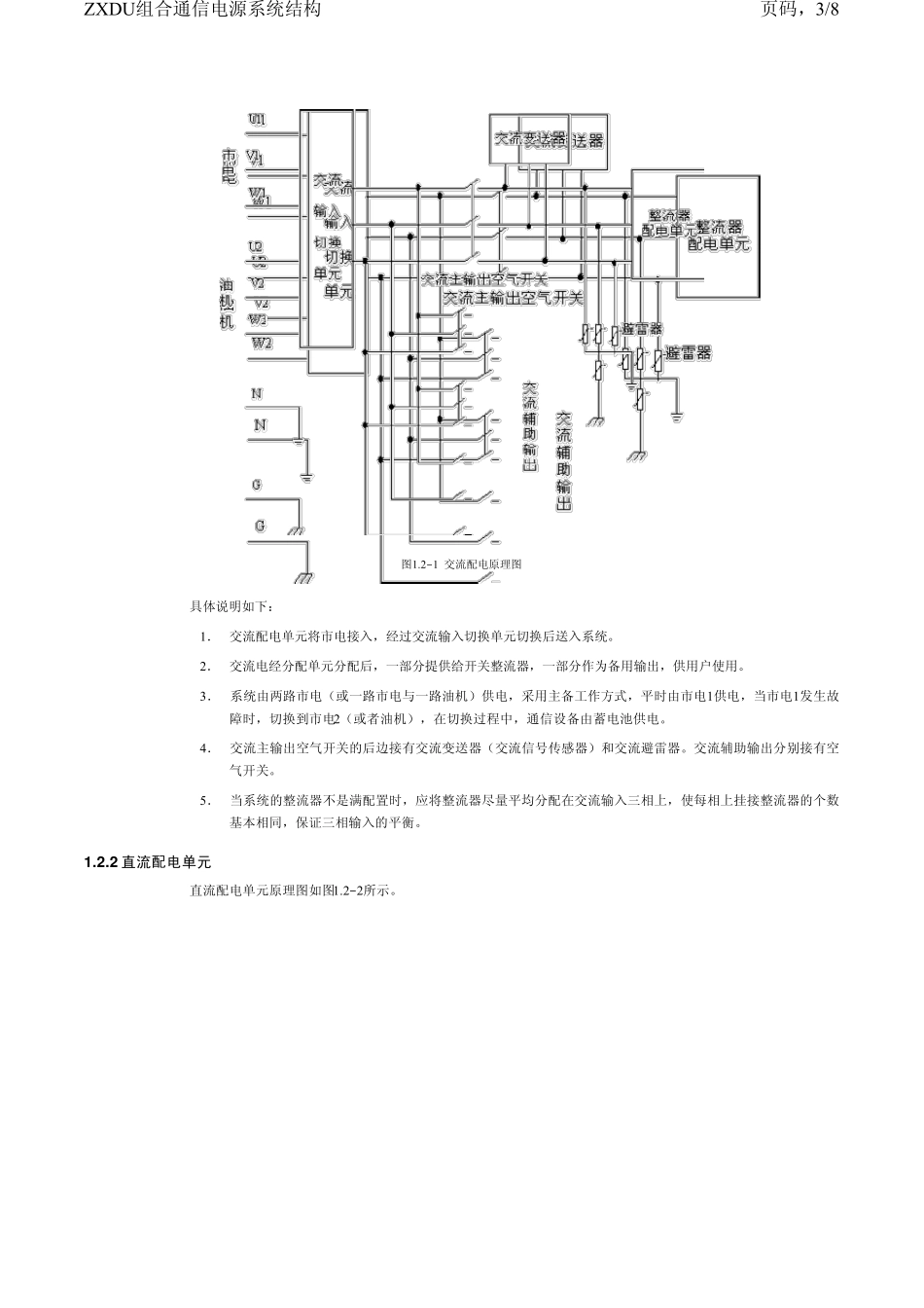 ZXDU组合通信电源系统结构_第3页