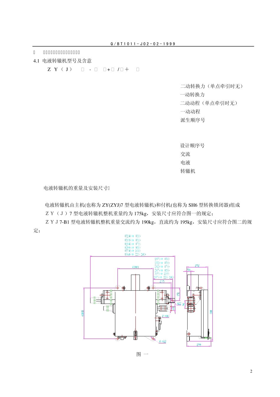 ZYJ7型电动液压转辙机技术条件_第3页