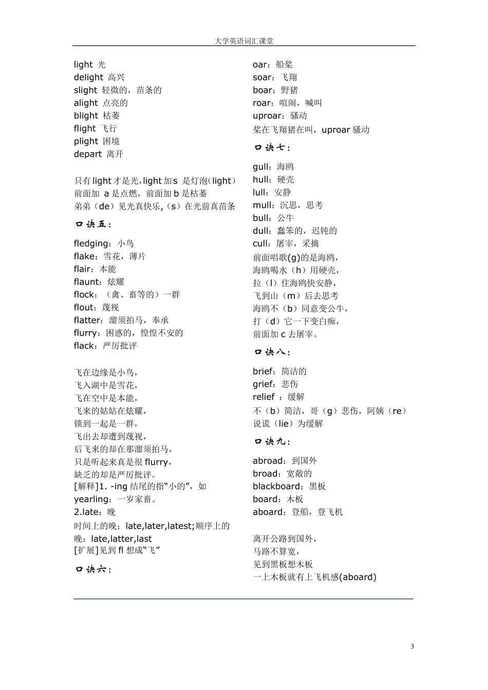 [2011考研英语]赵丽考研英语词汇笔记_第3页