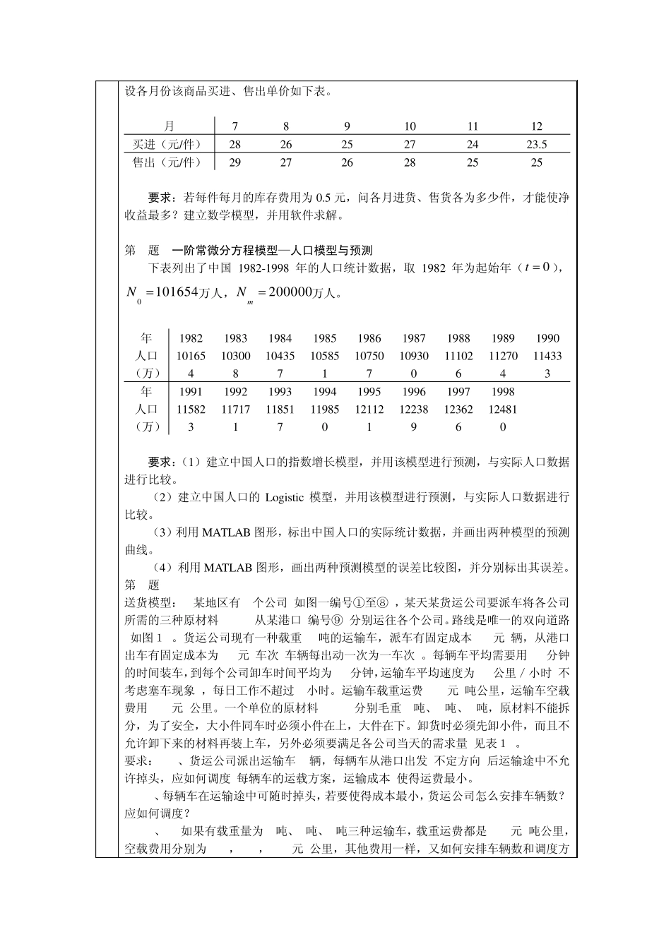 [2012年上学期10级数学建模期末考试试题.]2_第2页