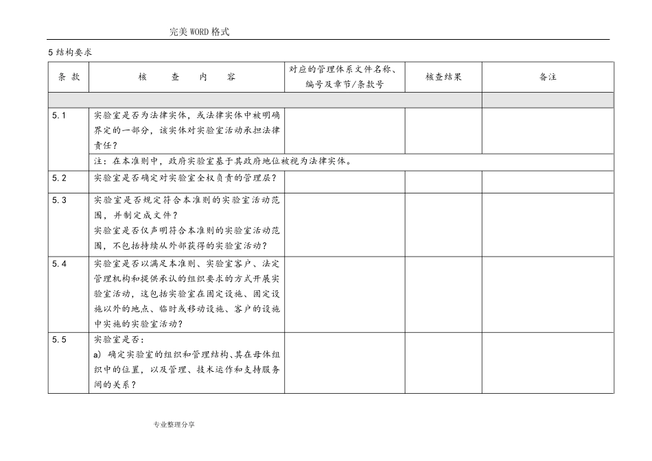 [CNAS_CL012018年认可准则]内审核查表_第3页