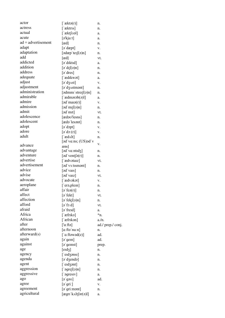 [EXCEL版]新课标高中英语考纲词汇3500_第2页
