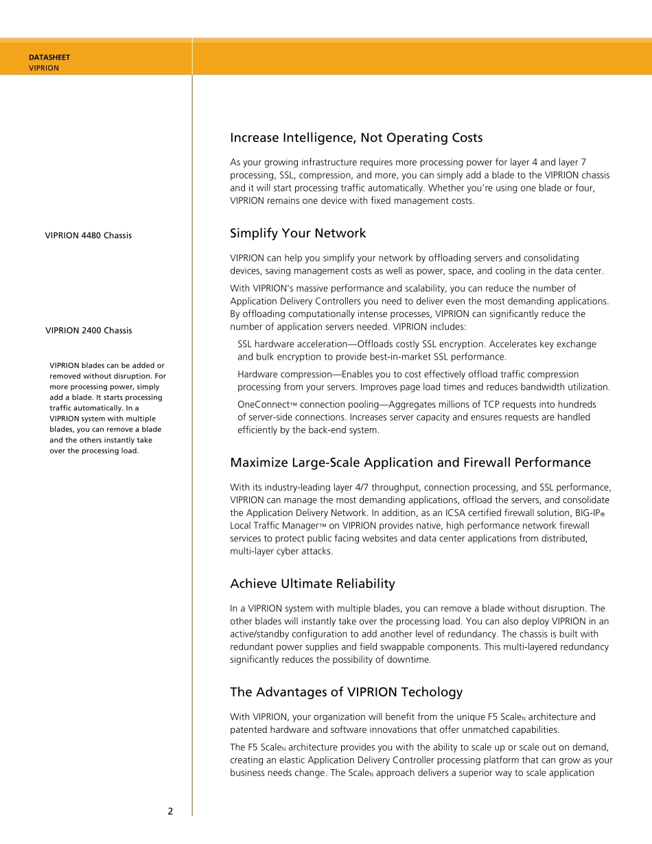 [F5产品白皮书]F5_Vipriondatasheet_第2页