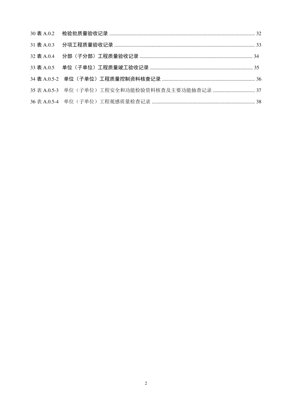 [GB503972007]电气安装工程验收表格汇总_第2页