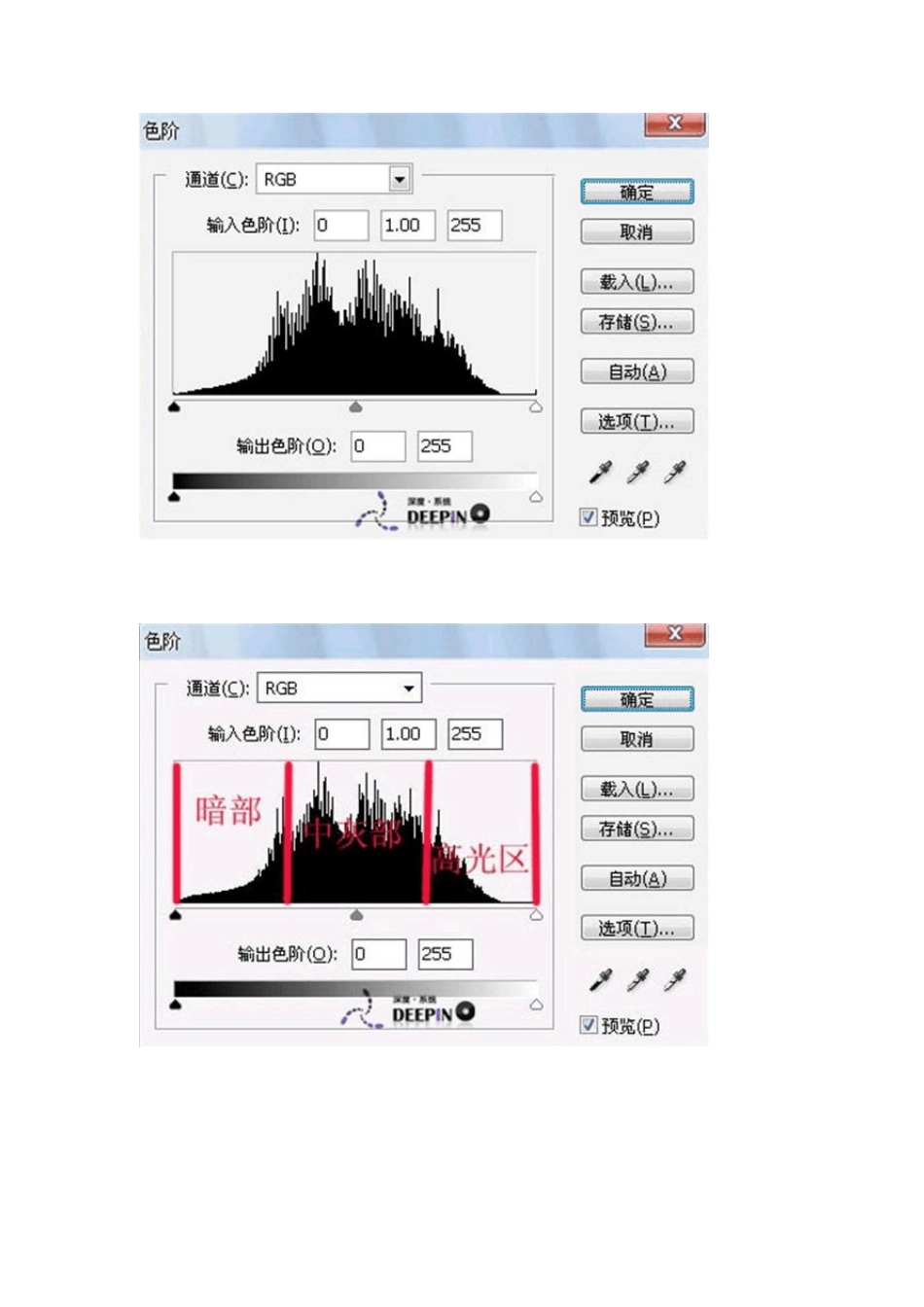 [Photoshop实例教程]色阶的基础知识_第2页