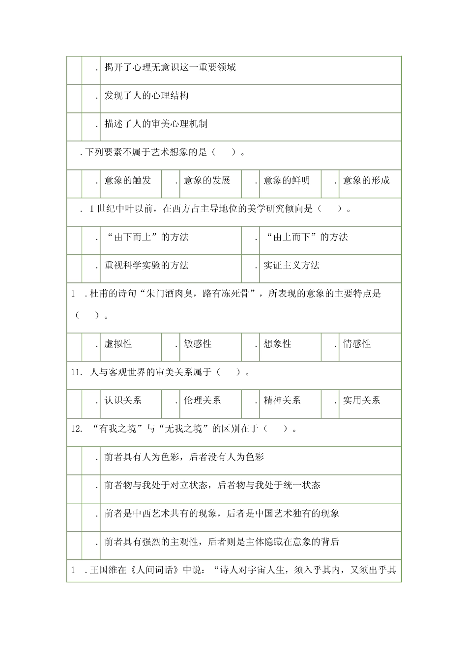 [中南大学]《美学概论》考试复习题及答案_第2页