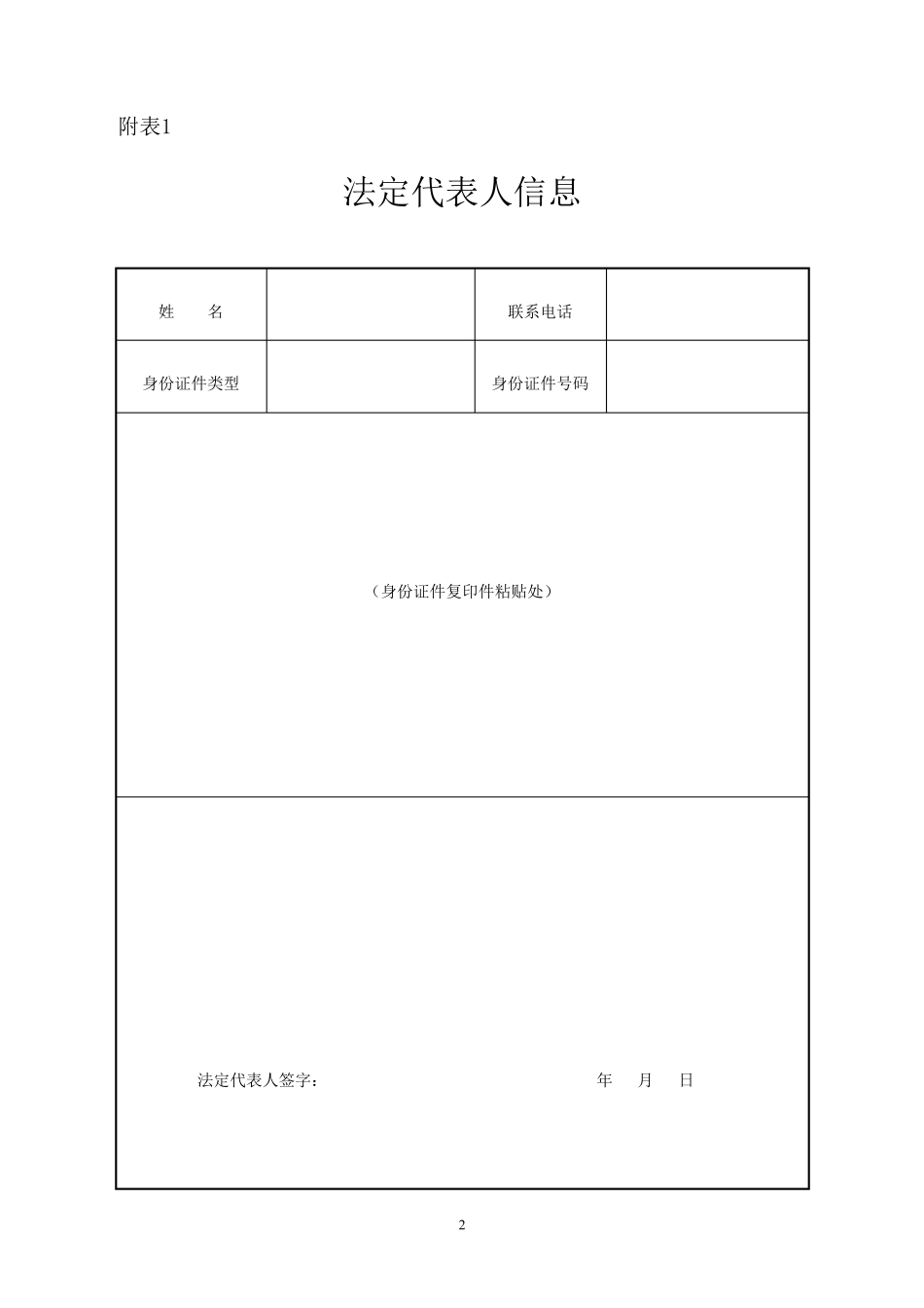 [免费下载]公司登记备案申请书_第3页