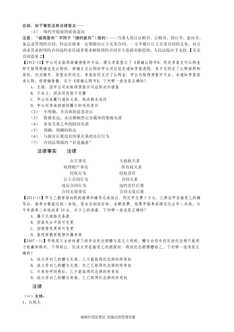 [指南针司考]民法张翔_第2页