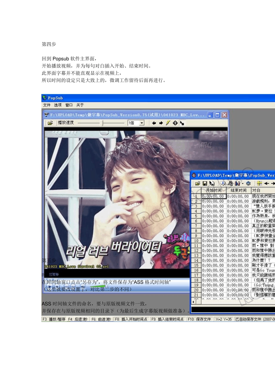 [教程]简单视频字幕制作Popsub_第3页