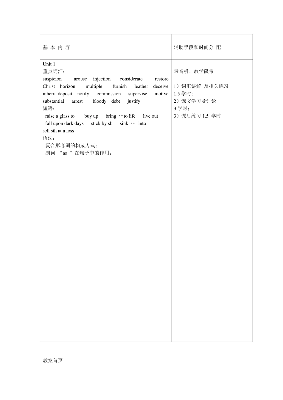 [新视野大学英语读写教程第三册教案]_第3页