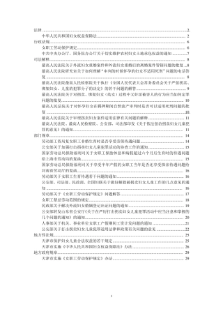 [有关妇女的法律法规汇编]