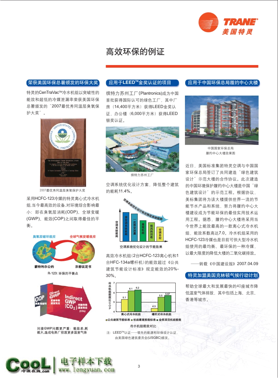 [特灵样本]CVHE_CVHG_CDHG系列_三级压缩离心式冷水机组_第3页