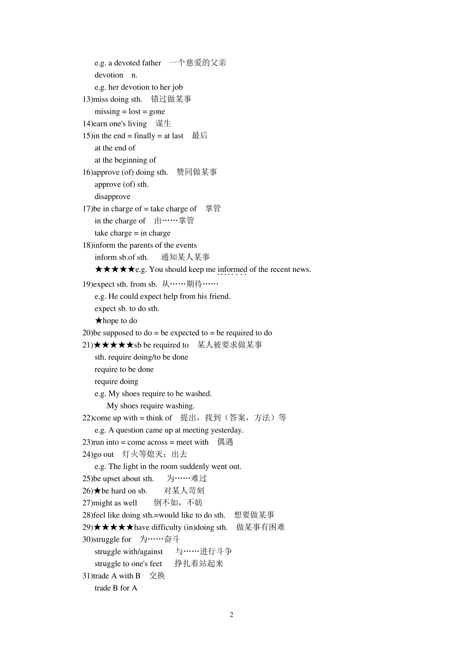 [精心整理强力推荐]高一英语上学期知识点总结_第2页