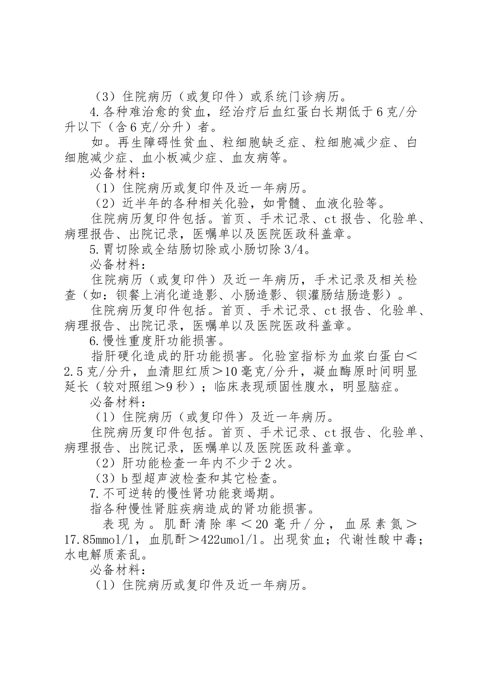 申请劳动能力鉴定需提供的材料(病退)★_第3页