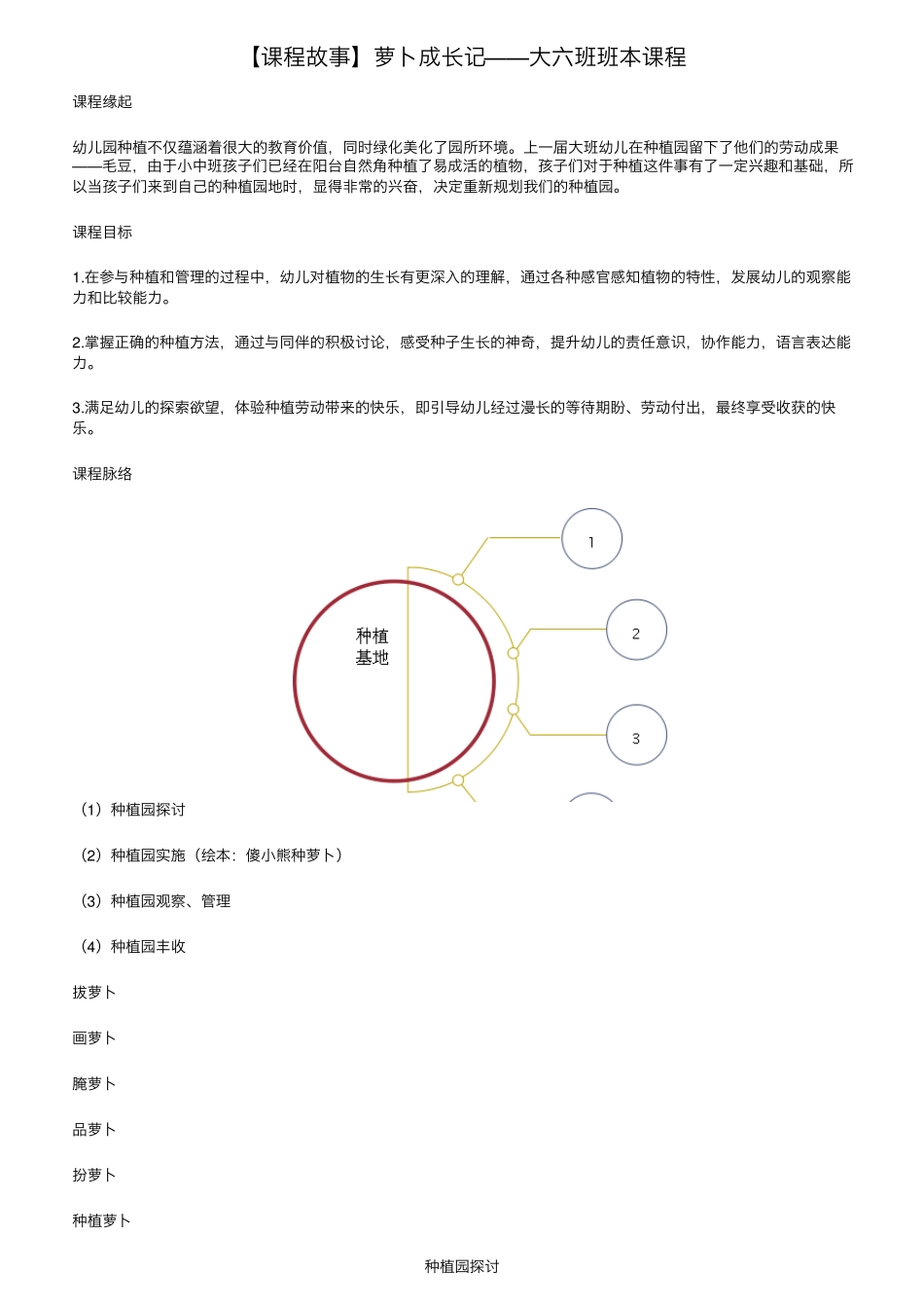 [课程故事]萝卜成长记——大六班班本课程_第1页