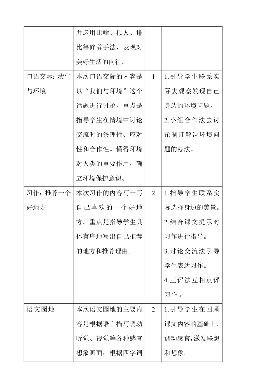 [部编版语文]四年级上全册单元教材分析_第3页