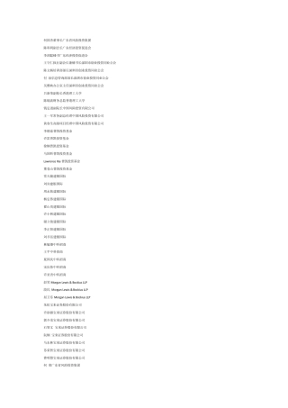 [金融保险]中国风险投资论坛通讯录