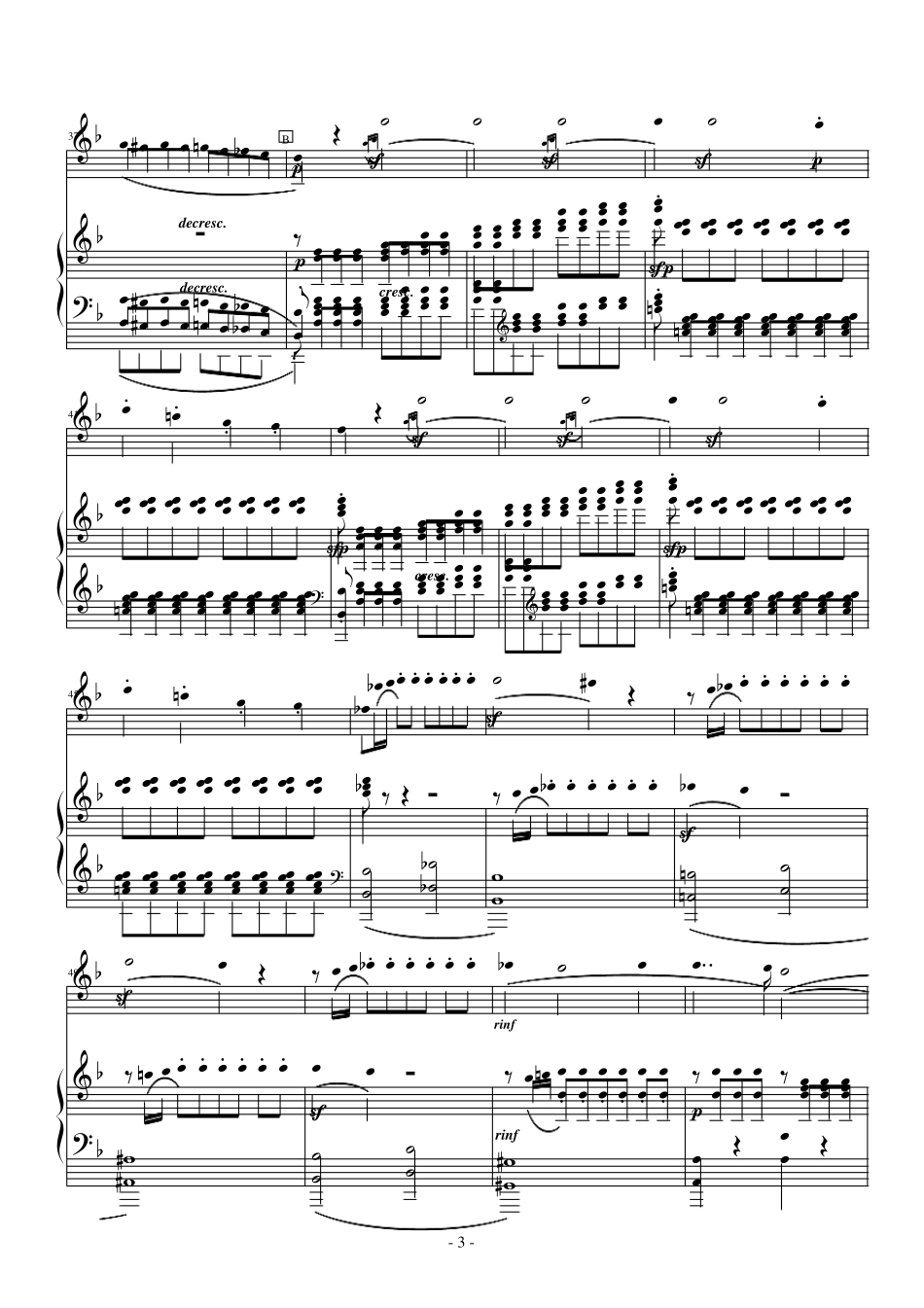 [钢琴谱]春天奏鸣曲第一乐章(贝多芬)_第3页