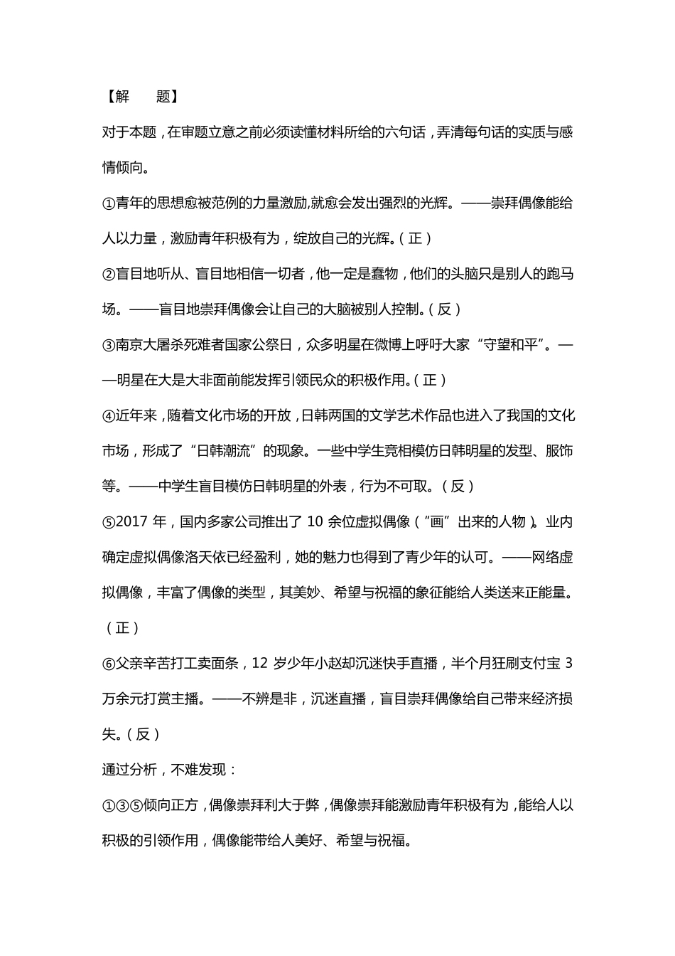 [高考作文模拟]“偶像崇拜是否利大于弊”怎样写辩论词_第3页