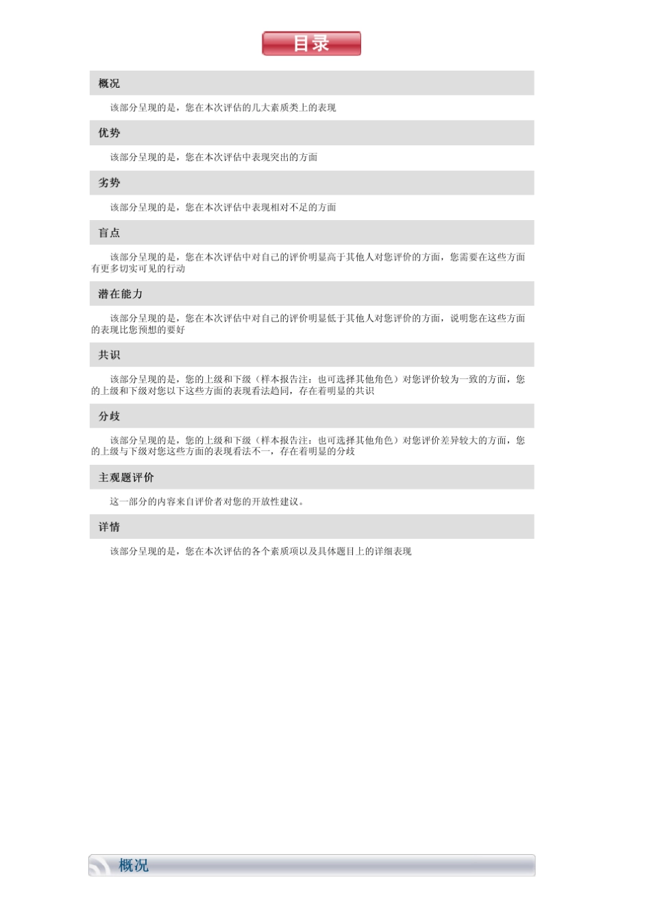 _360度评估反馈系统样本报告——个人报告_第2页