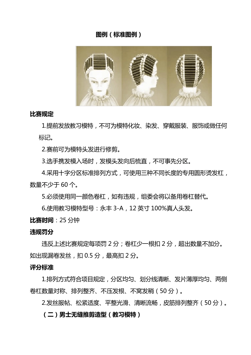 “2012年全国职业院校技能大赛”中职组美发与形象设计赛项规程_第3页
