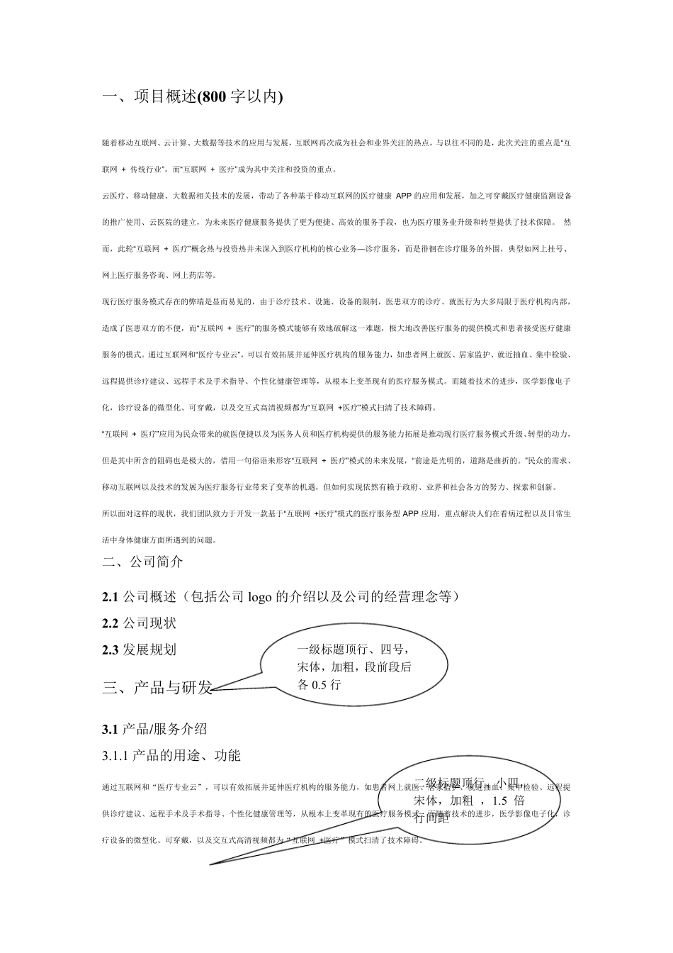 “互联网+”大学生创新创业大赛项目计划书格式_第3页