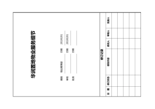 华润置地物业服务细节