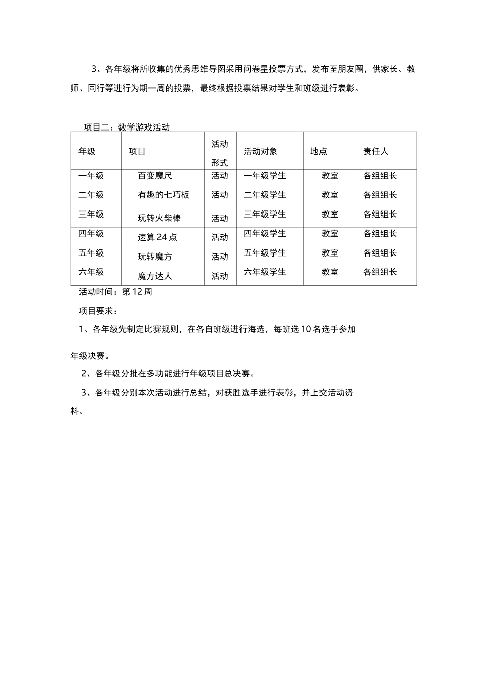 数学文化节特色活动方案_第2页